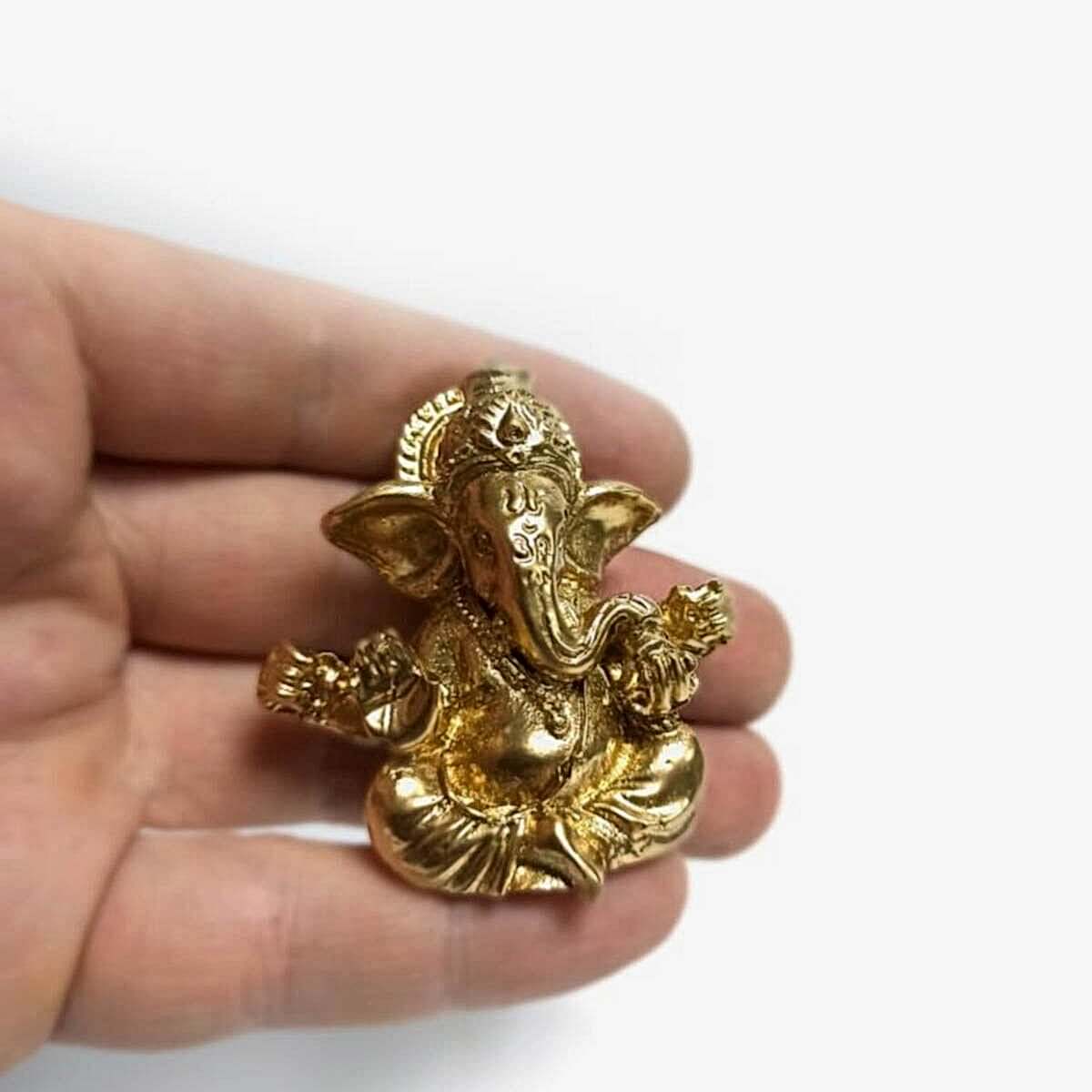 Minyatür 5 Cm Hint Ganesh Fil Buda Biblo Teraryum Süs
