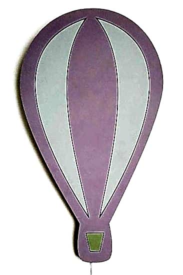 Çocuk Odası Bebek Odası Led Işıklı Balon Baskılı Mdf Duvar Süsü