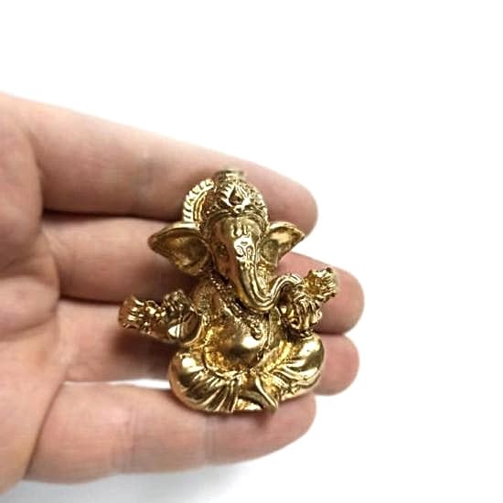 Minyatür 5 Cm Hint Ganesh Fil Buda Biblo Teraryum Süs