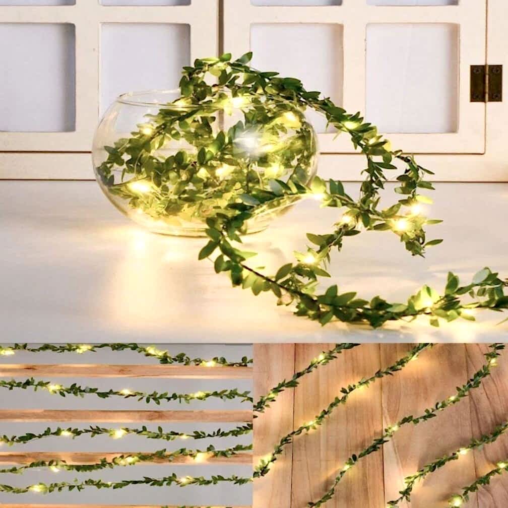 Yapay Yapraklı Yeşil Sarmaşık 3 Metre Peri Led Işık Süs
